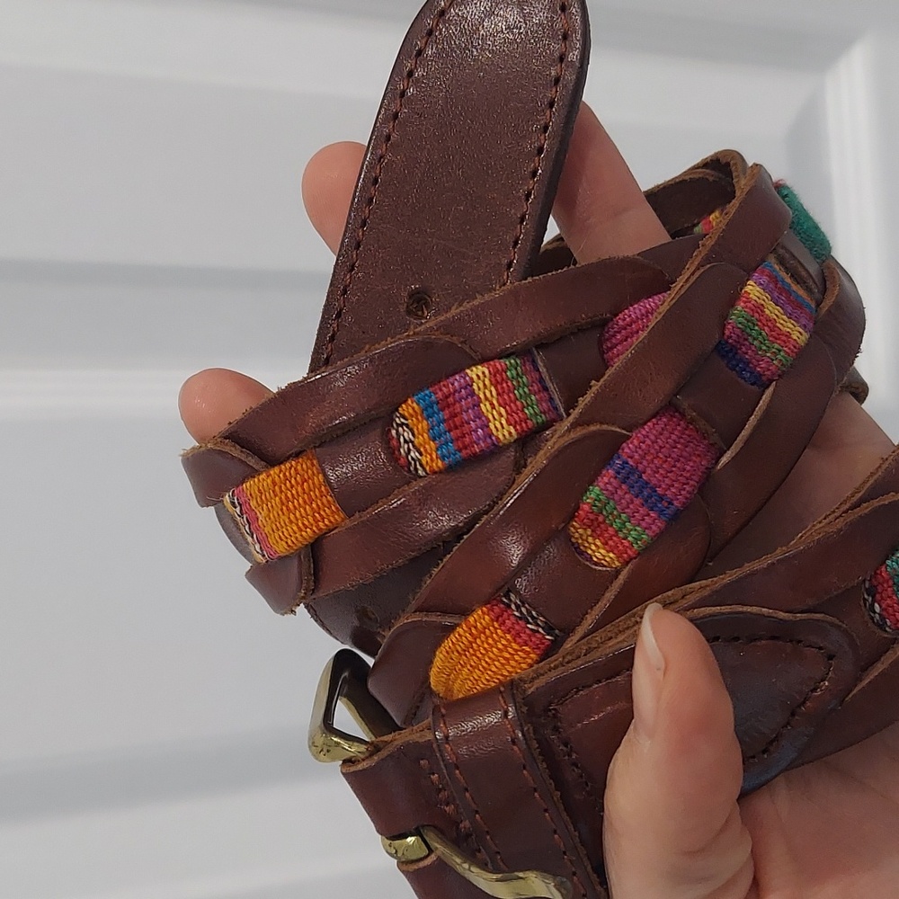 Colorful Leather Belt